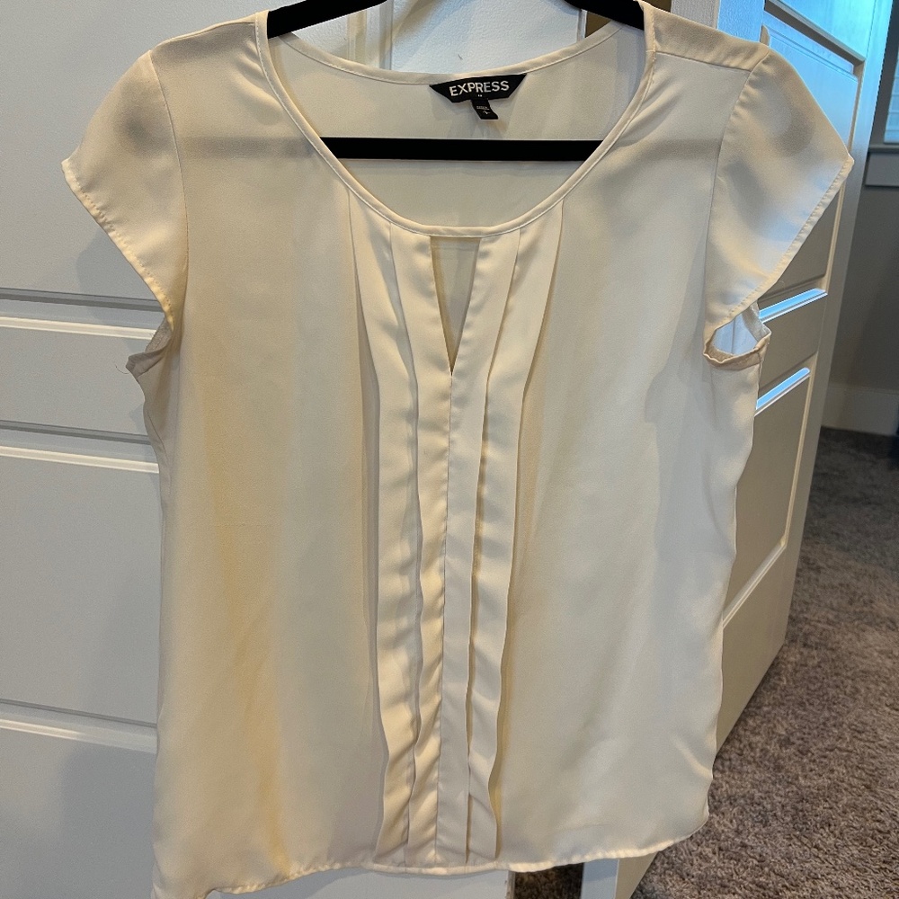 Express Cream Business Top